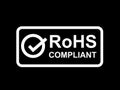 RoHS compliant symbol. vector Royalty Free Stock Photo