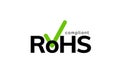 RoHS recycle icon sign. Compliant china energy ce label global symbol package Royalty Free Stock Photo