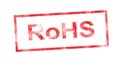 RoHS in red rectangular stamp