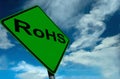 A RoHS Sign Royalty Free Stock Photo