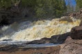 Roiling Waters Rushing Through a Canyon Royalty Free Stock Photo