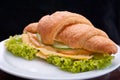 ÃÂ¡roissant sandwich Royalty Free Stock Photo