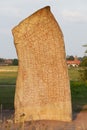 The Rok runestone Royalty Free Stock Photo