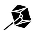rokakku kite glyph icon vector illustration Royalty Free Stock Photo