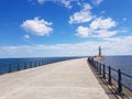 Roker lighthouse Royalty Free Stock Photo