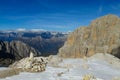 Roky cliff mountains of Dolomites