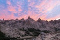 Roky mountain range Cerro Cathedral at sunrise Royalty Free Stock Photo