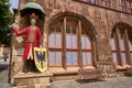 Roland figure in Stadt Nordhausen Rathaus Germany Royalty Free Stock Photo