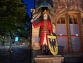Roland figure Stadt Nordhausen Rathaus in Germany Royalty Free Stock Photo
