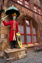 Roland figure in Stadt Nordhausen Rathaus Germany