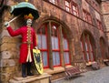 Roland figure in Stadt Nordhausen Rathaus Germany Royalty Free Stock Photo