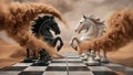 The Role of Chess in Cognitive Development Two Horse Behind The Chess Board