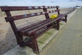 Role of |Honour Bench at Rhyl Harbour