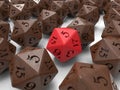 Role play games dices Royalty Free Stock Photo