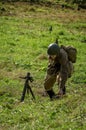 Roleplay - reconstruction of battle of 1941 World war 2 in the Kaluga region of Russia.