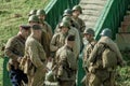 Roleplay - reconstruction of battle of 1941 World war 2 in the Kaluga region of Russia.