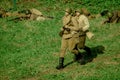 Roleplay - reconstruction of battle of 1941 World war 2 in the Kaluga region of Russia.