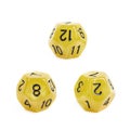 Roleplaying polyhedral dice isolated Royalty Free Stock Photo