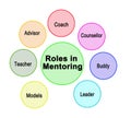 Roles assumed by mentor Royalty Free Stock Photo