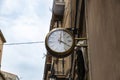 Rolex clock as advertisement in Agrigento, Sicily, Italy