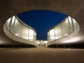 Rolex Learning Center At EPFL After Sunset