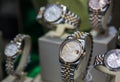 Rolex luxury watches shop Royalty Free Stock Photo