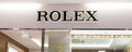 Rolex retail front store in shopping mall of Paris airport. This is world-famous for its performance and reliability luxury