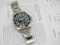 Rolex submariner on English paper