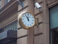 Rolex watches on the wall in the street of Helsinki