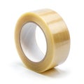 Roll of adhesive tape isolated on white Royalty Free Stock Photo