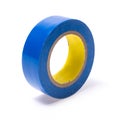 Roll of blue Electrical insulating tape Royalty Free Stock Photo