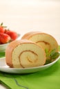 Roll cake Royalty Free Stock Photo