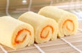 Roll cake orange