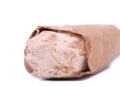 Roll of chocolate ice cream Royalty Free Stock Photo