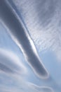 Roll cloud strange meteorology phenomena Royalty Free Stock Photo