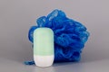 Roll-on deodorant with a scrub nylon sponge - Bath products