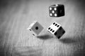 Roll dice Royalty Free Stock Photo