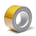 Roll of duct tape,  illustration isolated on white background Royalty Free Stock Photo