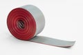 Flat cable roll isolated on a white background for electronics and communication use Royalty Free Stock Photo