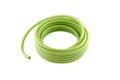 Roll of green pvc garden hose Royalty Free Stock Photo