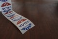 Roll of I Voted Today stickers for voters in the US elections