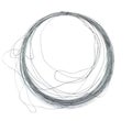 Roll industrial wire on white background Royalty Free Stock Photo