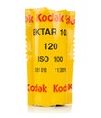 A roll of Kodak Ektar 120mm film Royalty Free Stock Photo