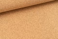Roll of natural cork for underlayment in flooring. Natural materials in construction Royalty Free Stock Photo