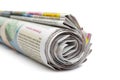 Roll of newspapers Royalty Free Stock Photo