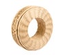Roll of paper twine cord isolated on white background Royalty Free Stock Photo