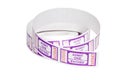 Roll of purple tickets Royalty Free Stock Photo