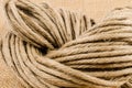 Roll of rope texture,burlap Royalty Free Stock Photo