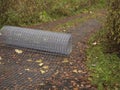 Roll of steel mesh Royalty Free Stock Photo