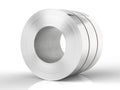 Roll of steel sheet Royalty Free Stock Photo